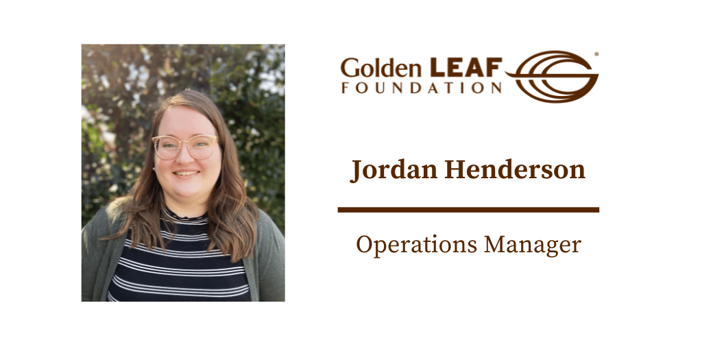 Golden LEAF welcomes Operations Manager